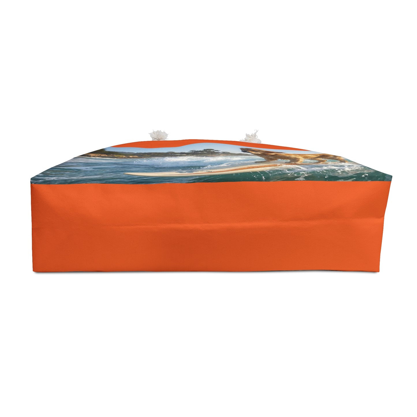 Surfing Golden Retriever Weekender Bag — Beach Travel Tote