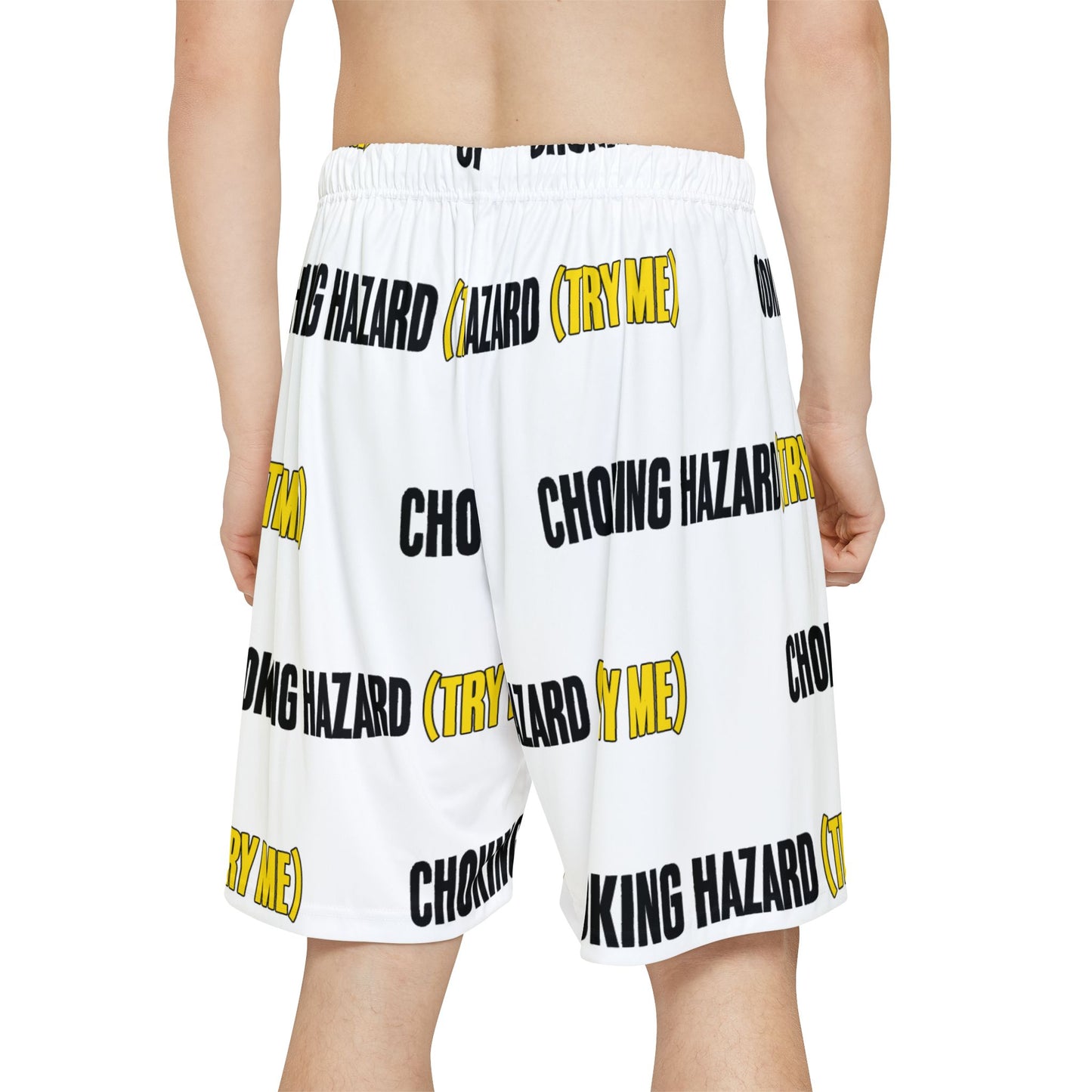 Choking Hazard (Try Me) Athletic Shorts — Men's Sports Shorts