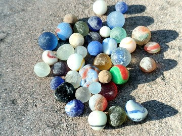 1 Random Color Sea Glass Ocean Tumbled Marble