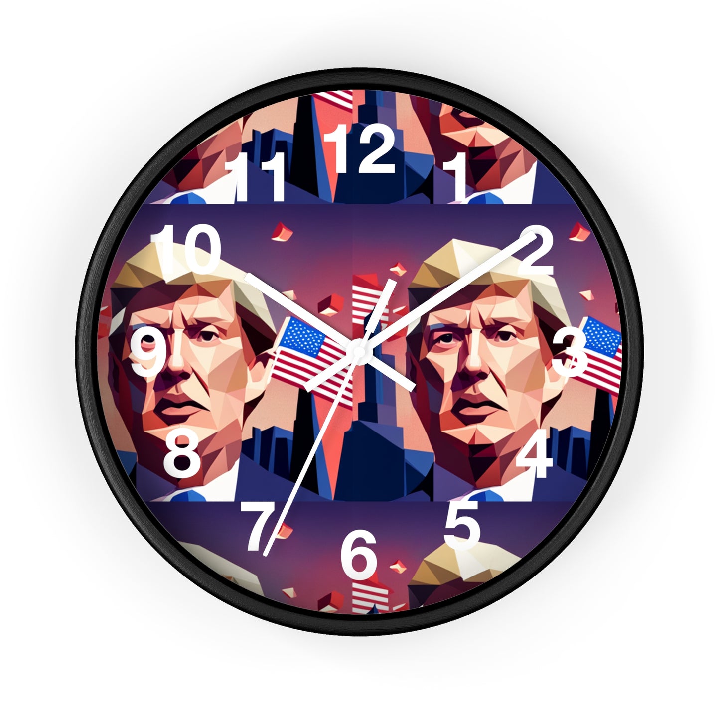 Trrump Wall Clock