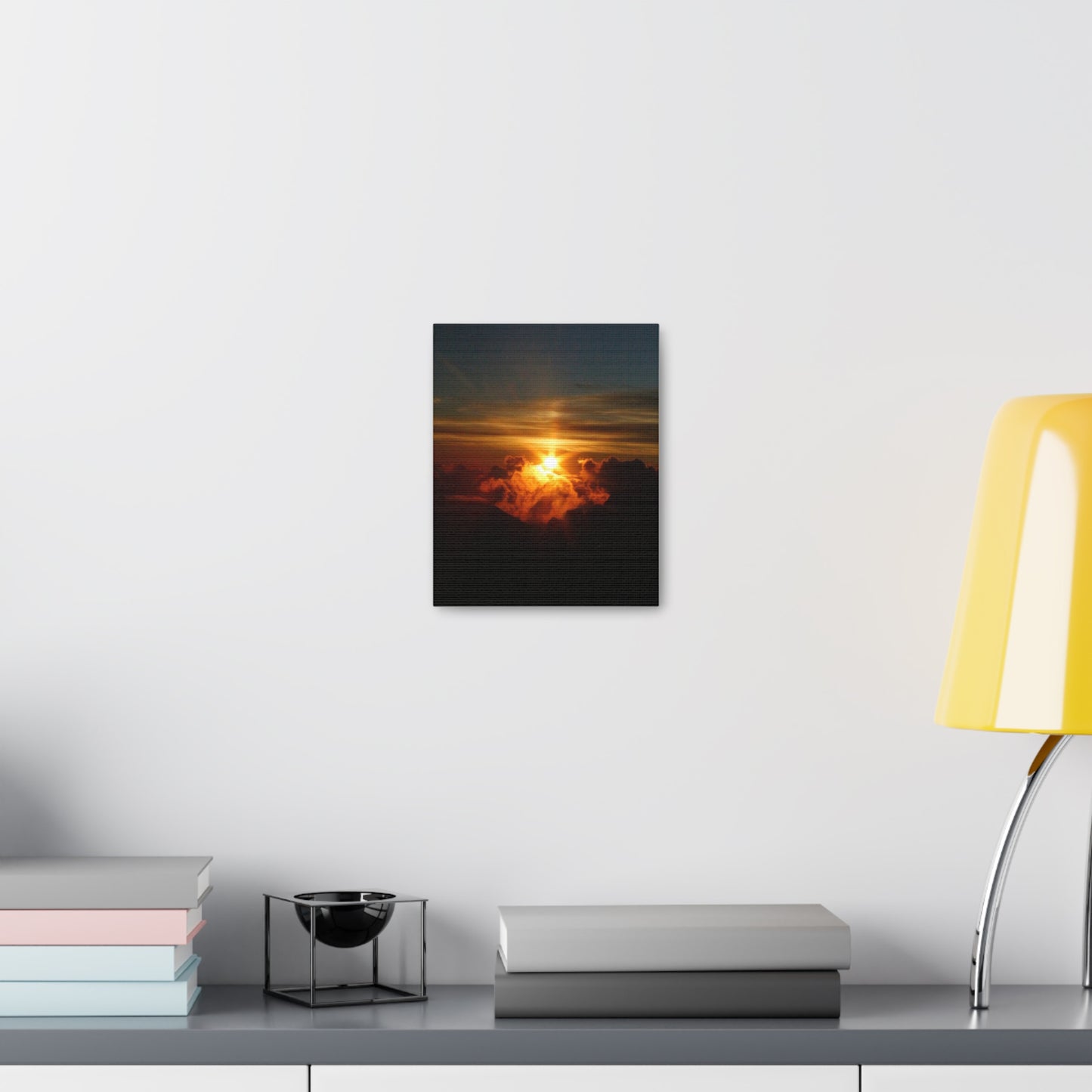 Sunrise on to of a volcano in Maui, Hawaii Canvas Gallery Wraps