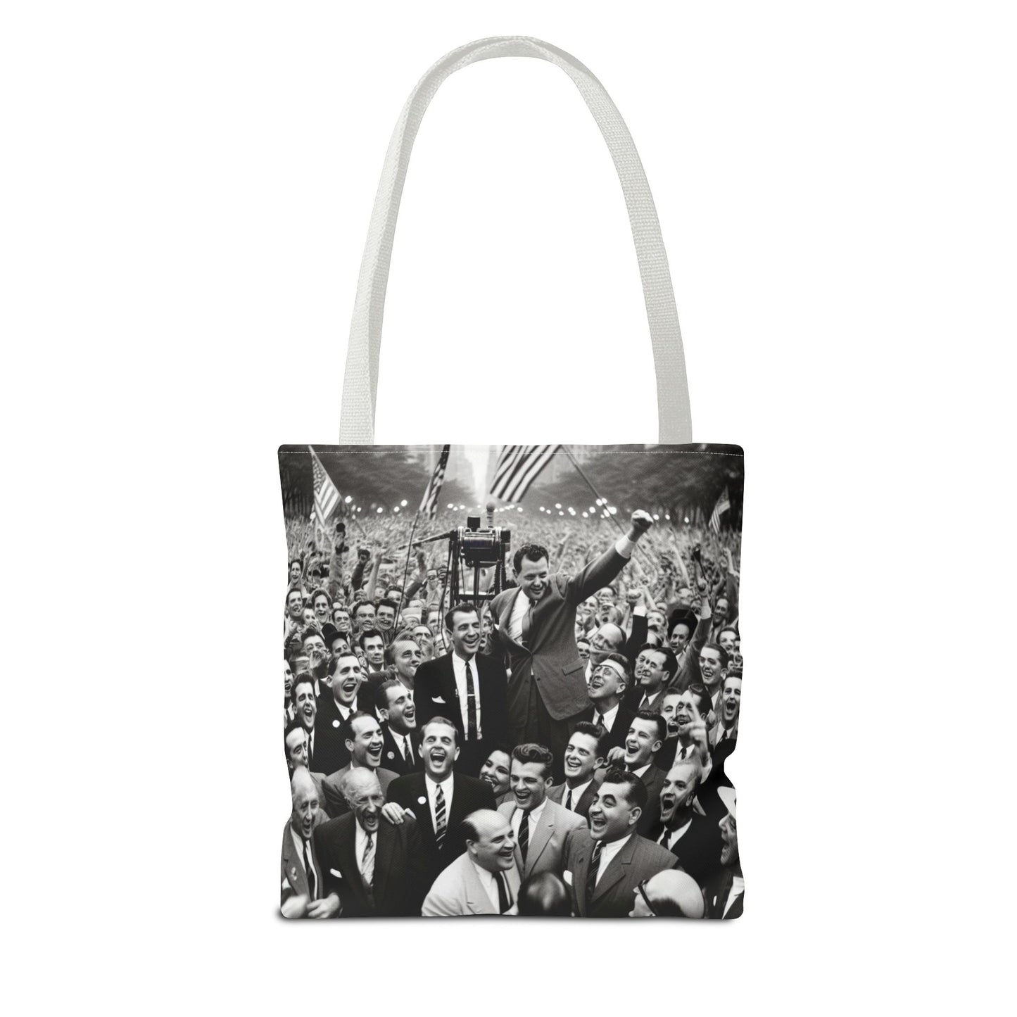 Vintage Political Rally Tote Bag — Retro Campaign Poster Design