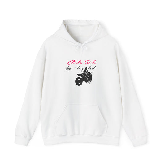 Chicks Ride Blend Hooded Sweatshirt