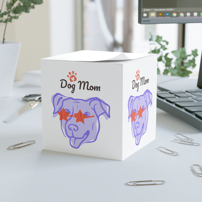 Dog Mom Note Cube