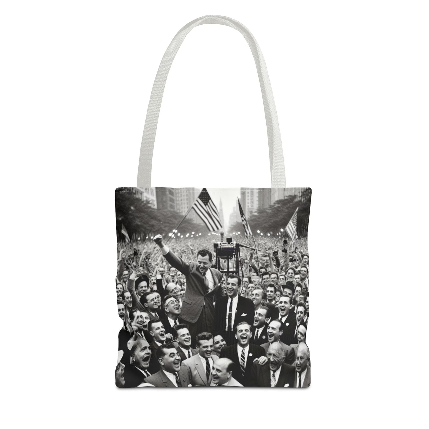 Vintage Political Rally Tote Bag — Retro Campaign Poster Design