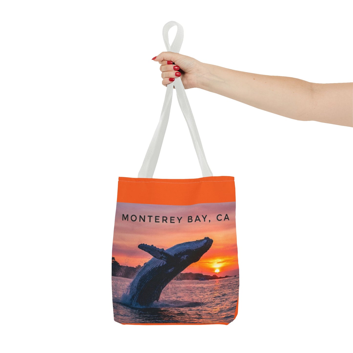 Monterey Bay Whale Sunset Tote