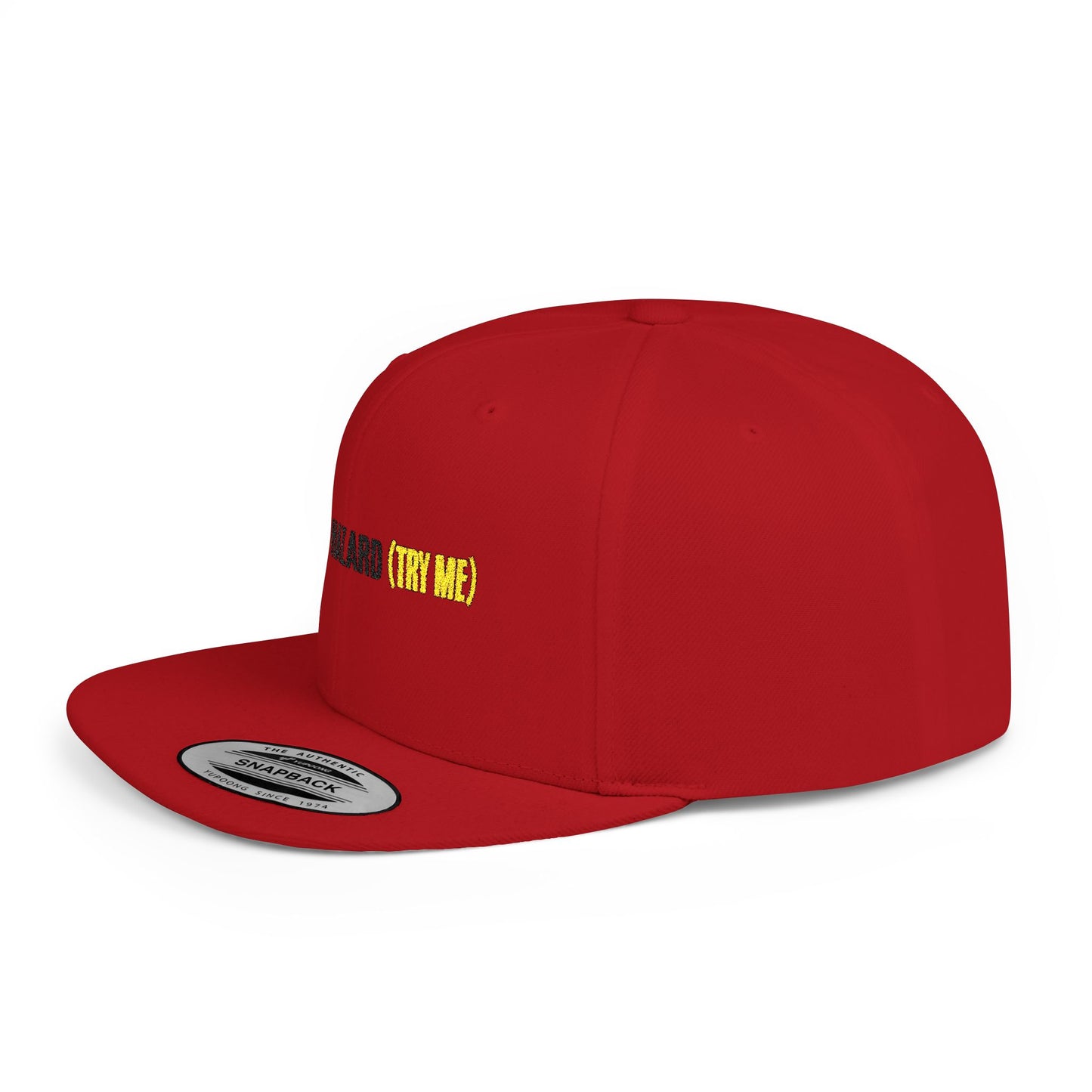 Choking Hazard Snapback Cap, Trendy Hat for Casual Wear, Gift, Flat Bill Hat,