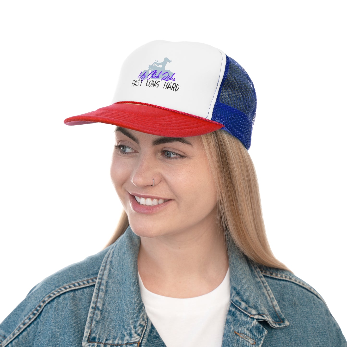 Chicks Ride Trucker Caps