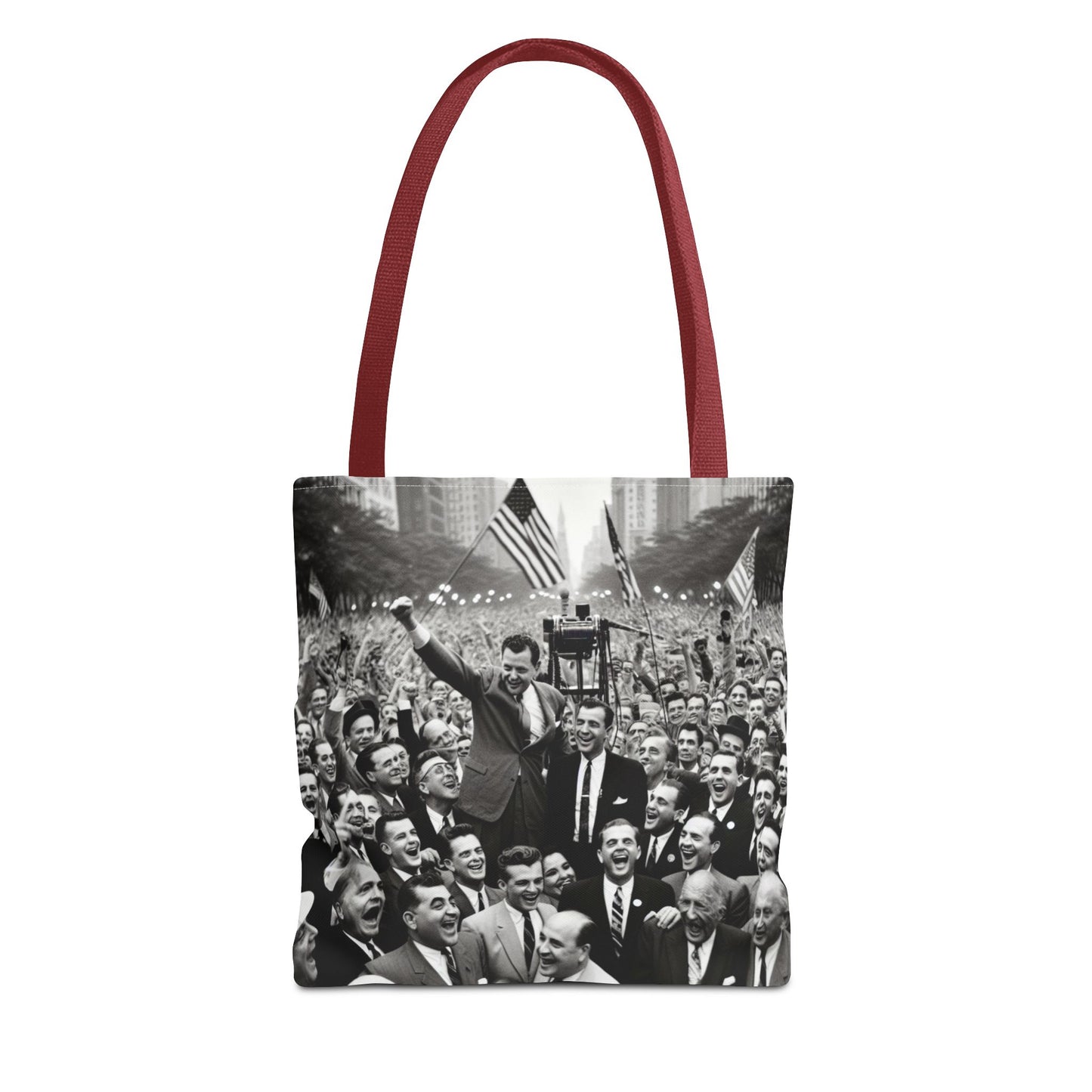 Vintage Political Rally Tote Bag — Retro Campaign Poster Design
