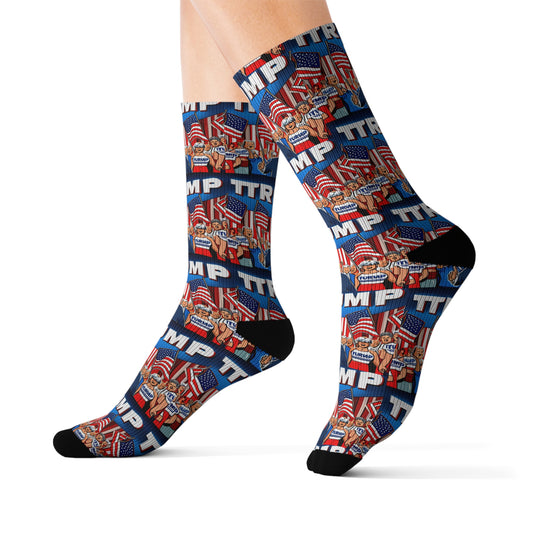 Trump Sublimation Socks