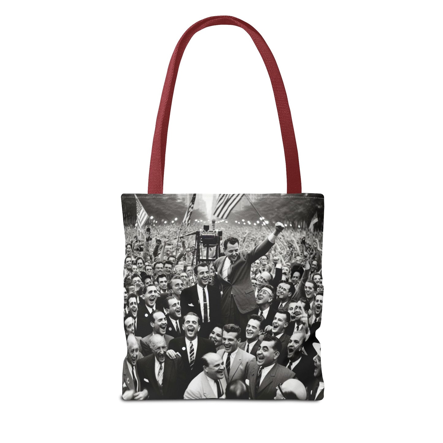 Vintage Political Rally Tote Bag — Retro Campaign Poster Design