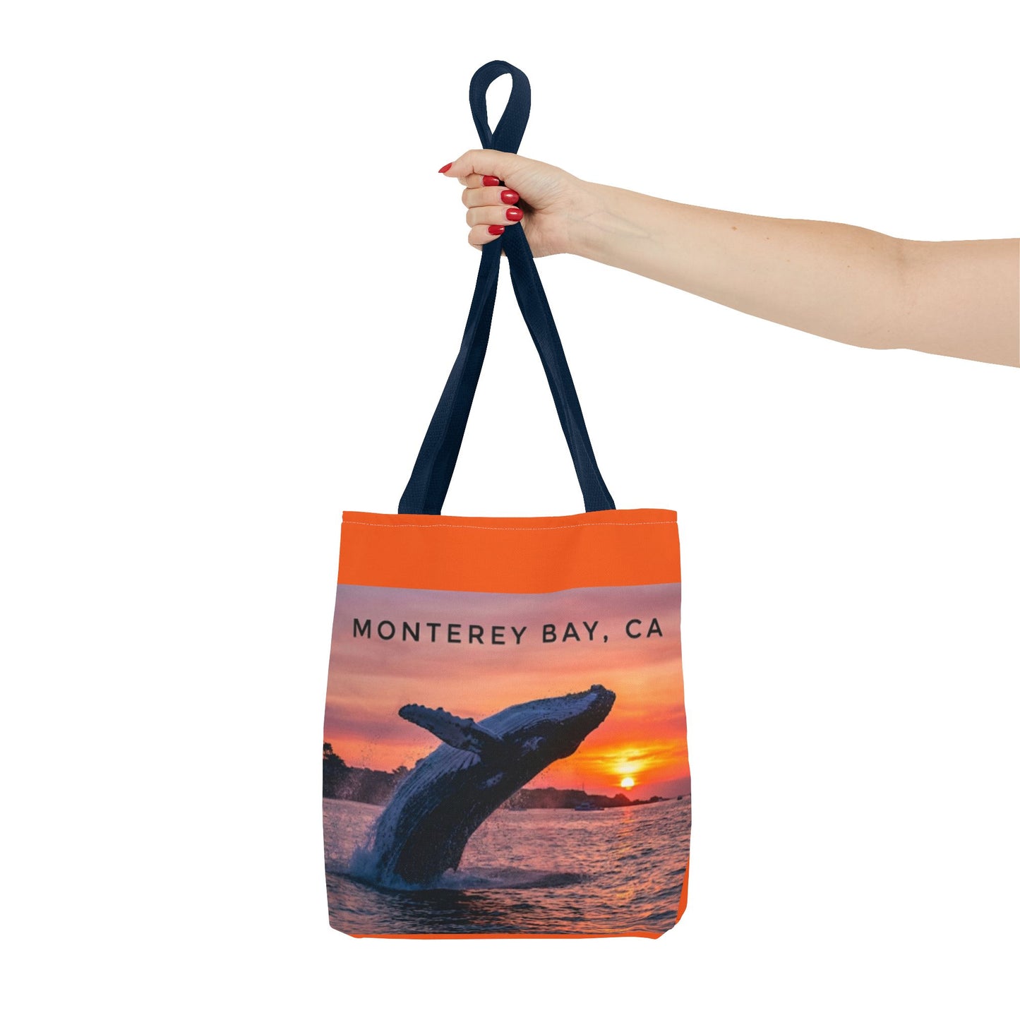 Monterey Bay Whale Sunset Tote