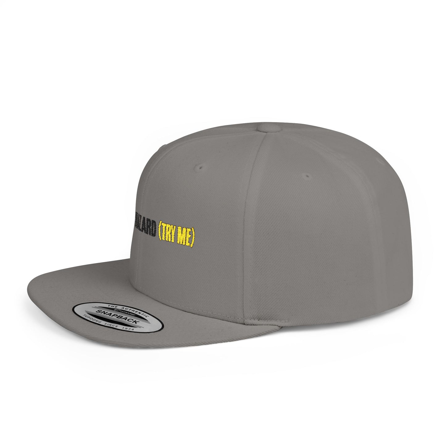 Choking Hazard Snapback Cap, Trendy Hat for Casual Wear, Gift, Flat Bill Hat,