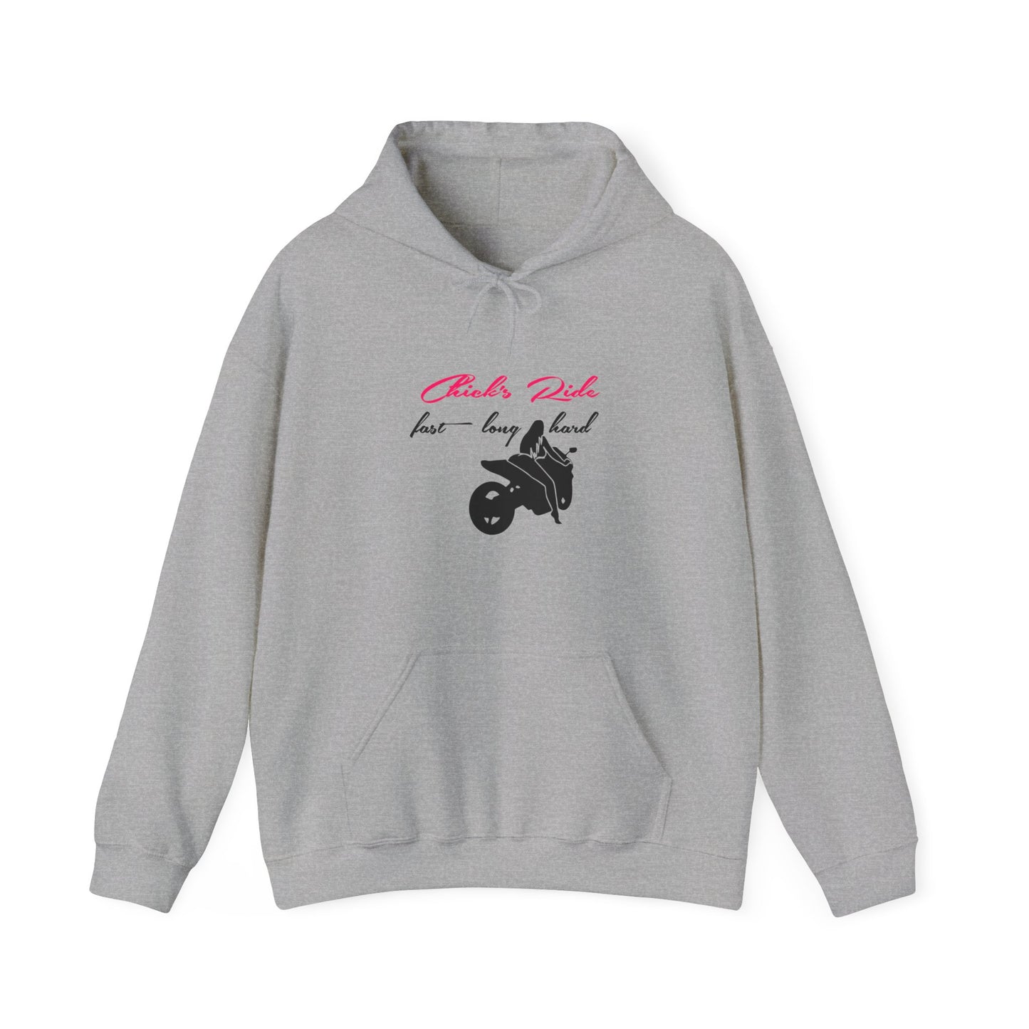 Chicks Ride Blend Hooded Sweatshirt