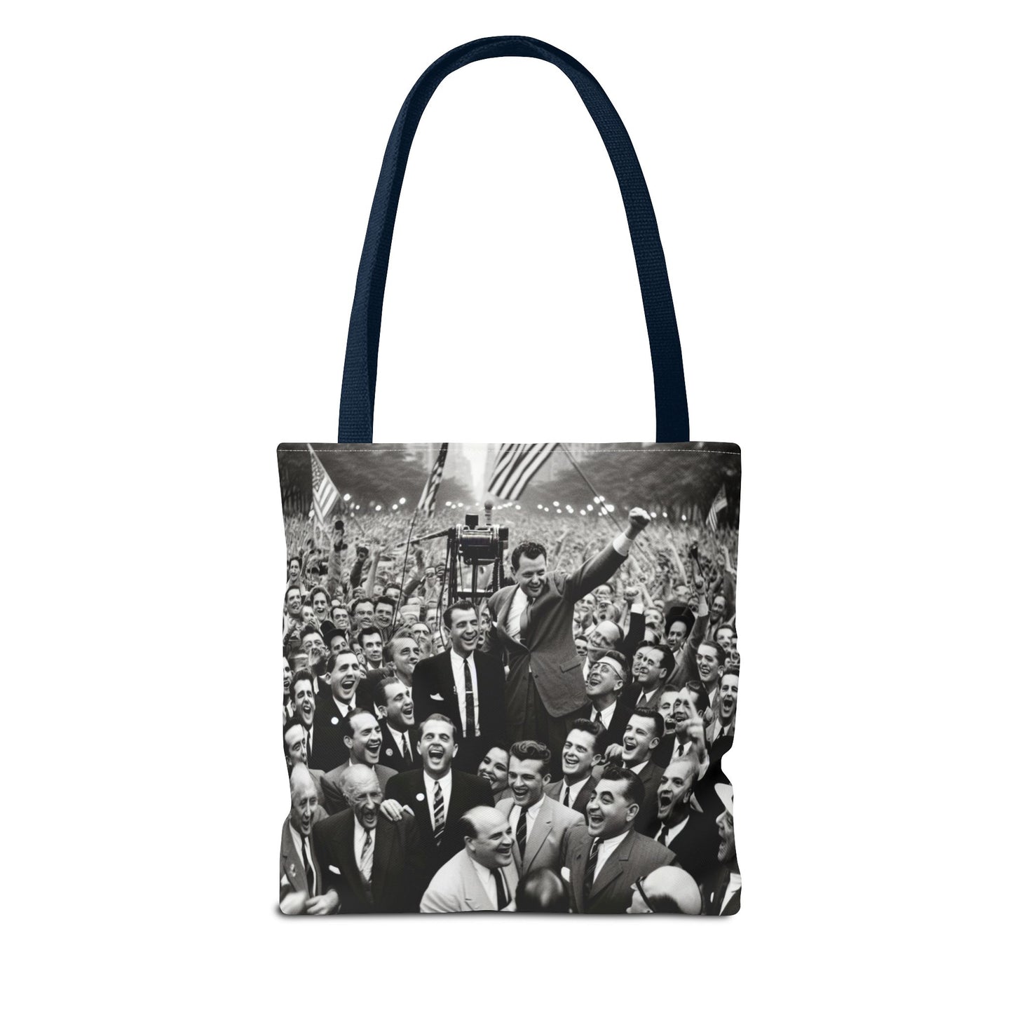 Vintage Political Rally Tote Bag — Retro Campaign Poster Design