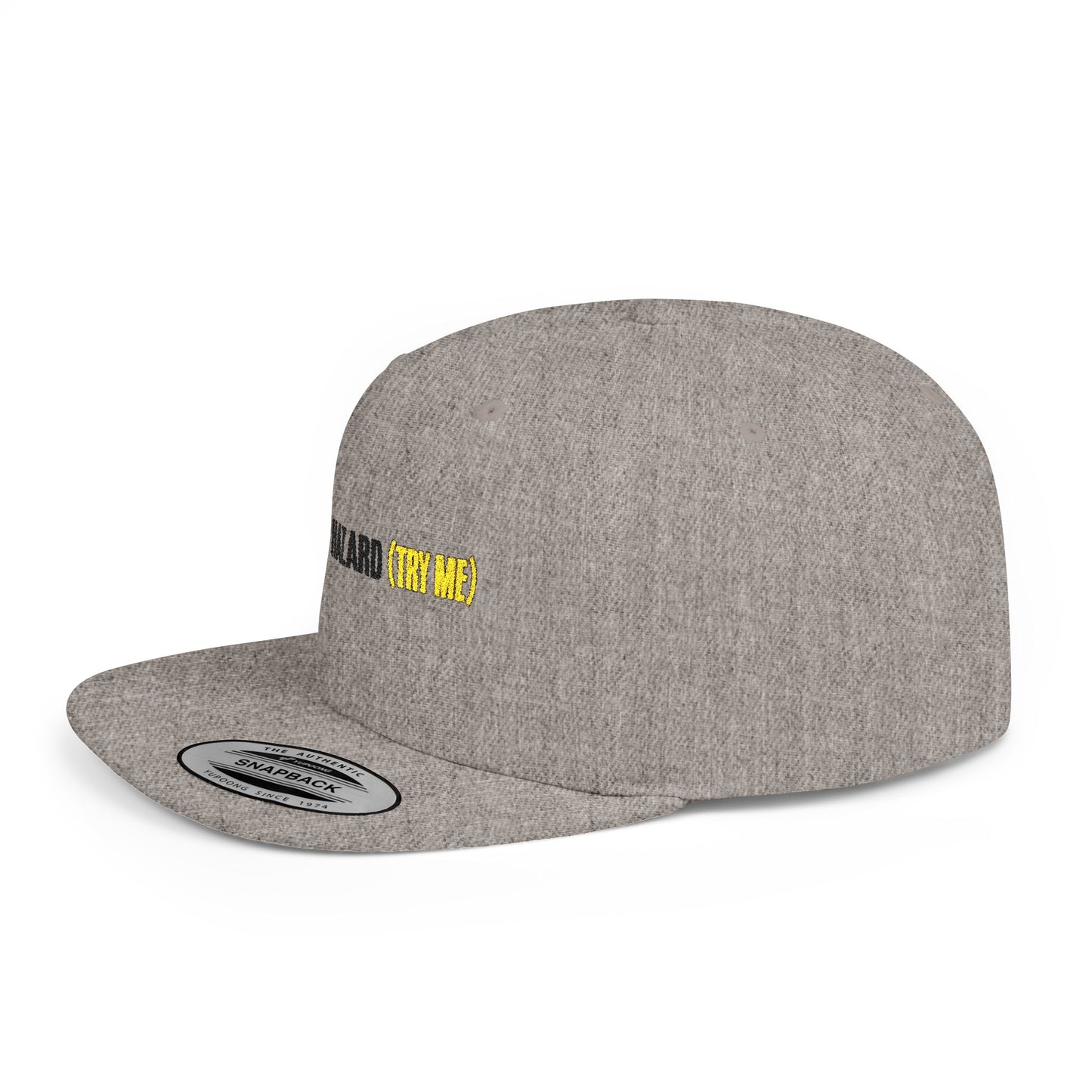 Choking Hazard Snapback Cap, Trendy Hat for Casual Wear, Gift, Flat Bill Hat,