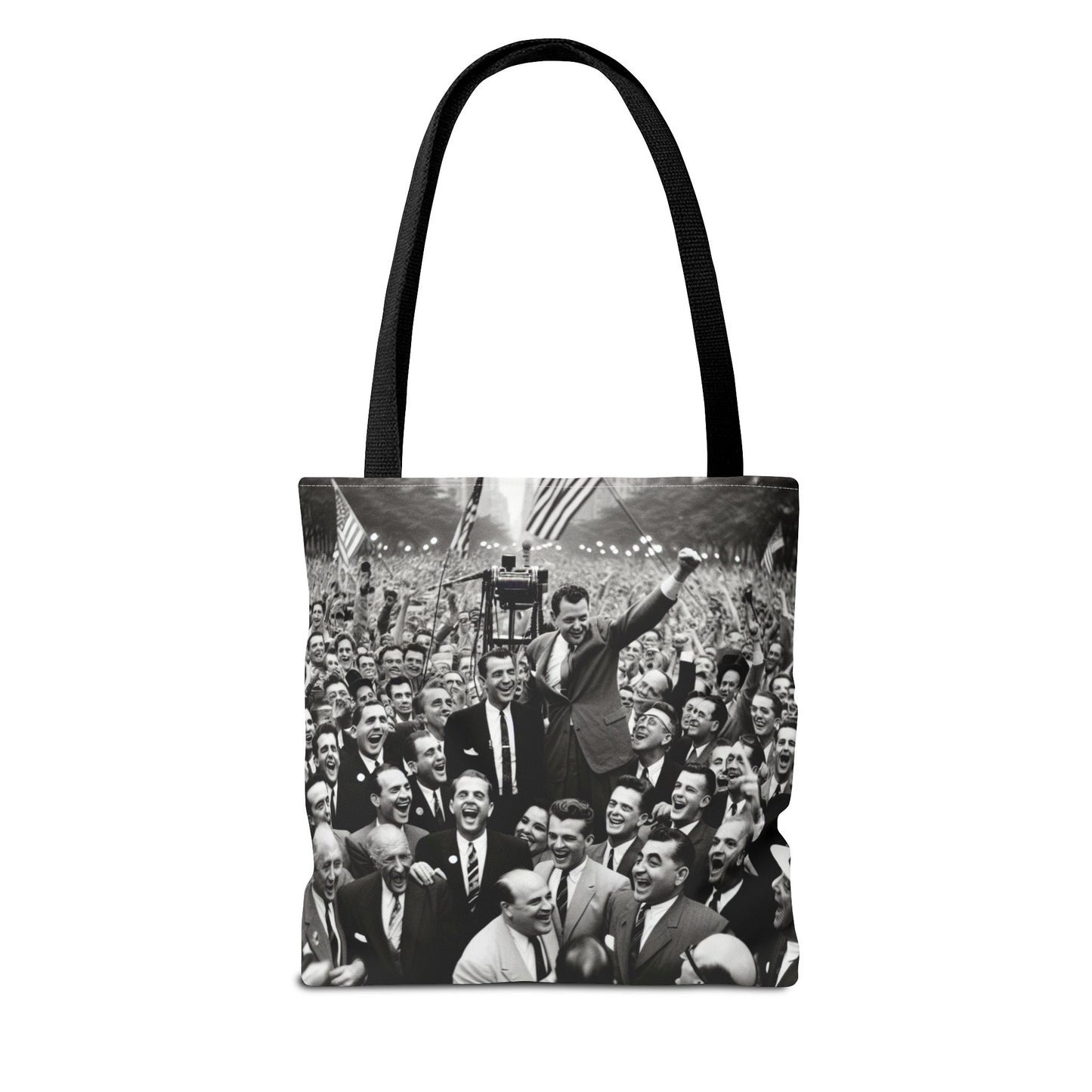 Vintage Political Rally Tote Bag — Retro Campaign Poster Design