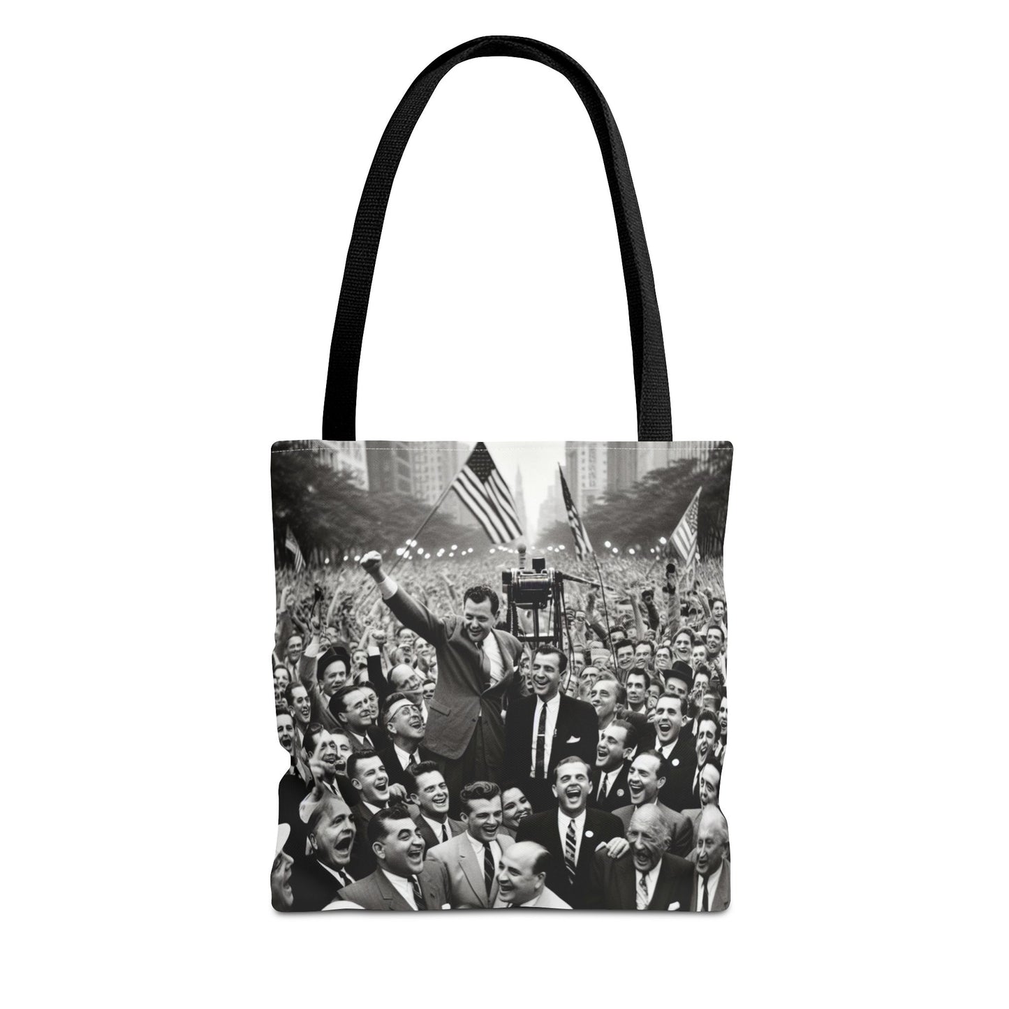 Vintage Political Rally Tote Bag — Retro Campaign Poster Design