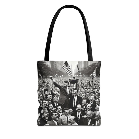 Vintage Political Rally Tote Bag — Retro Campaign Poster Design