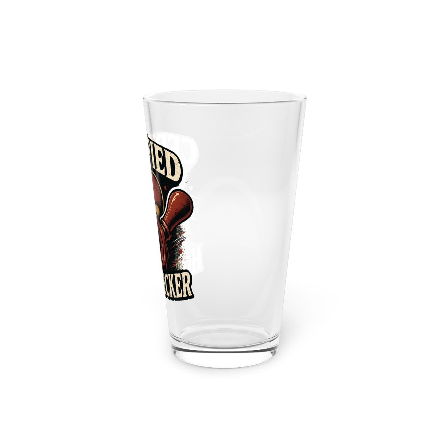 Certified Homewrecker 16oz Pint Glass – Funny Barware Gift