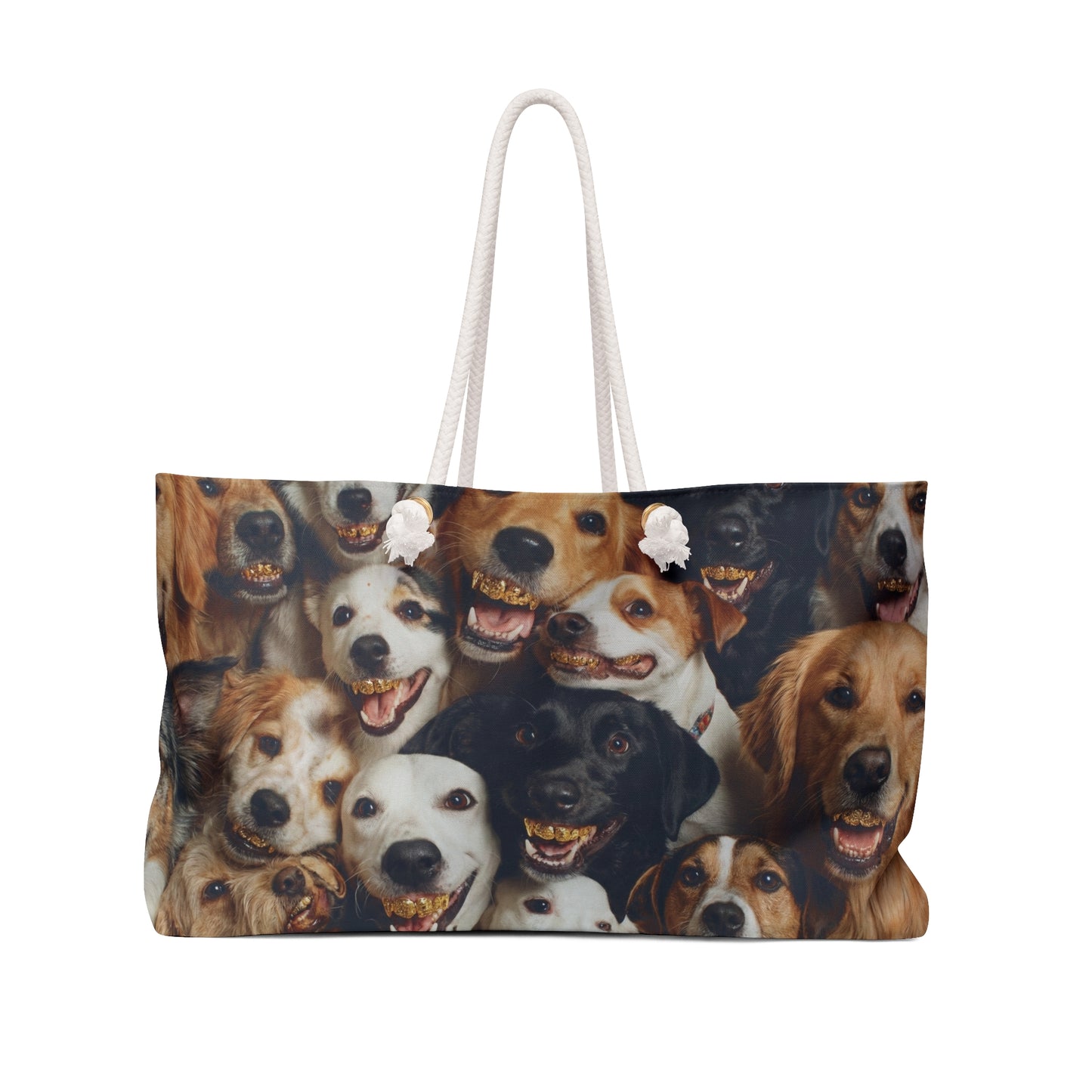 Happy Pack Dog Grill Print Weekender Bag – Travel Tote
