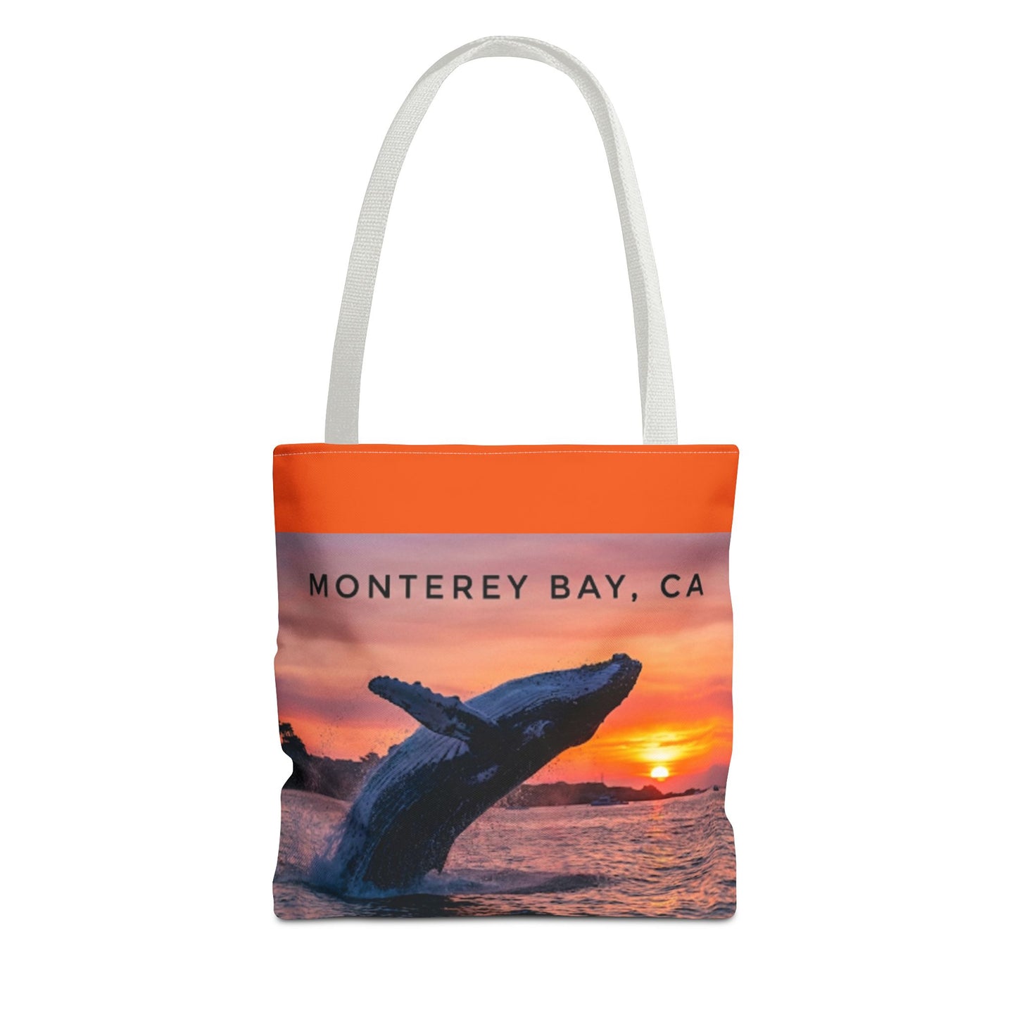 Monterey Bay Whale Sunset Tote