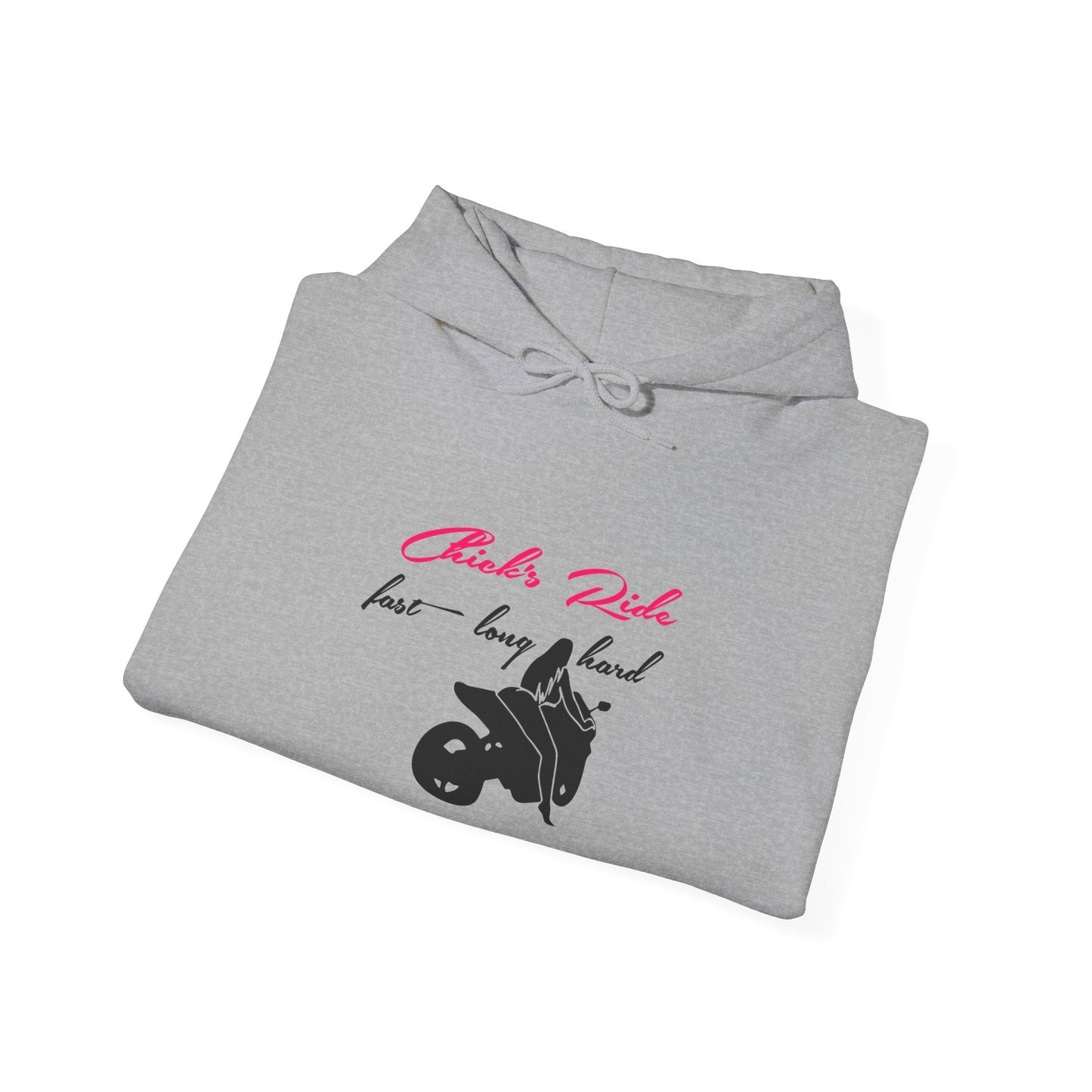 Chicks Ride Blend Hooded Sweatshirt