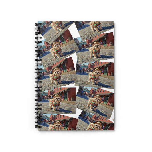 Cute Pooch Photo Spiral Notebook — Lined Journal for Dog Lovers