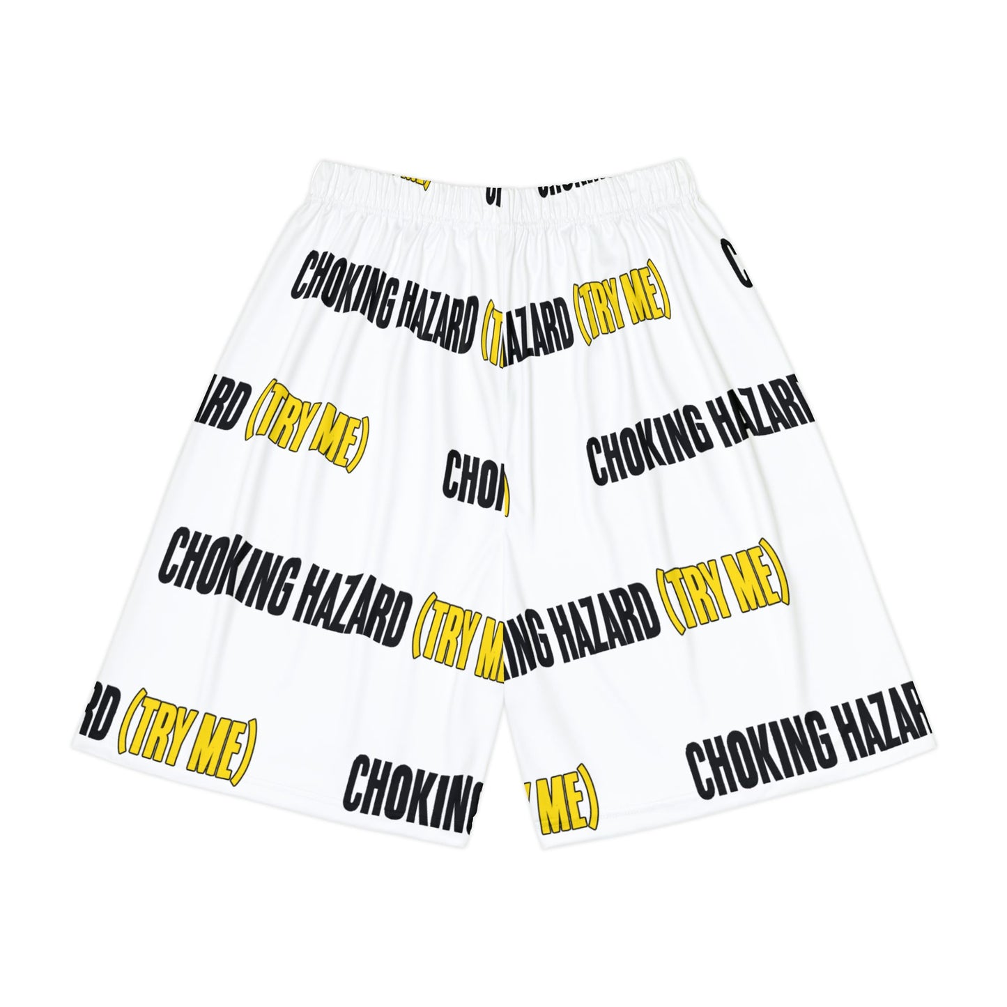 Choking Hazard (Try Me) Athletic Shorts — Men's Sports Shorts