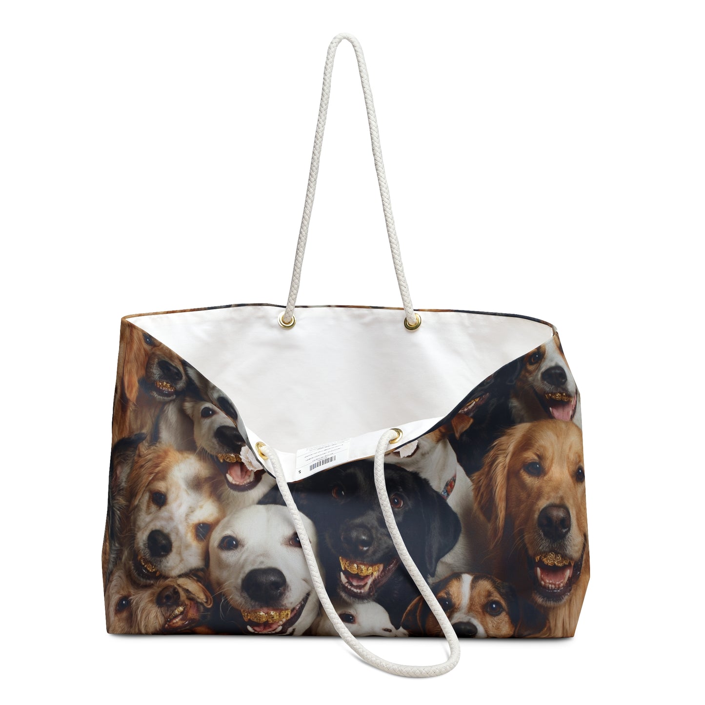 Happy Pack Dog Grill Print Weekender Bag – Travel Tote