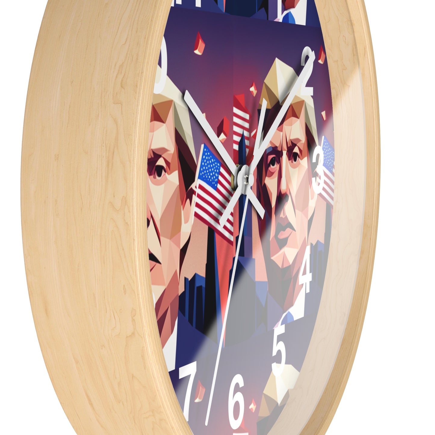 Trrump Wall Clock