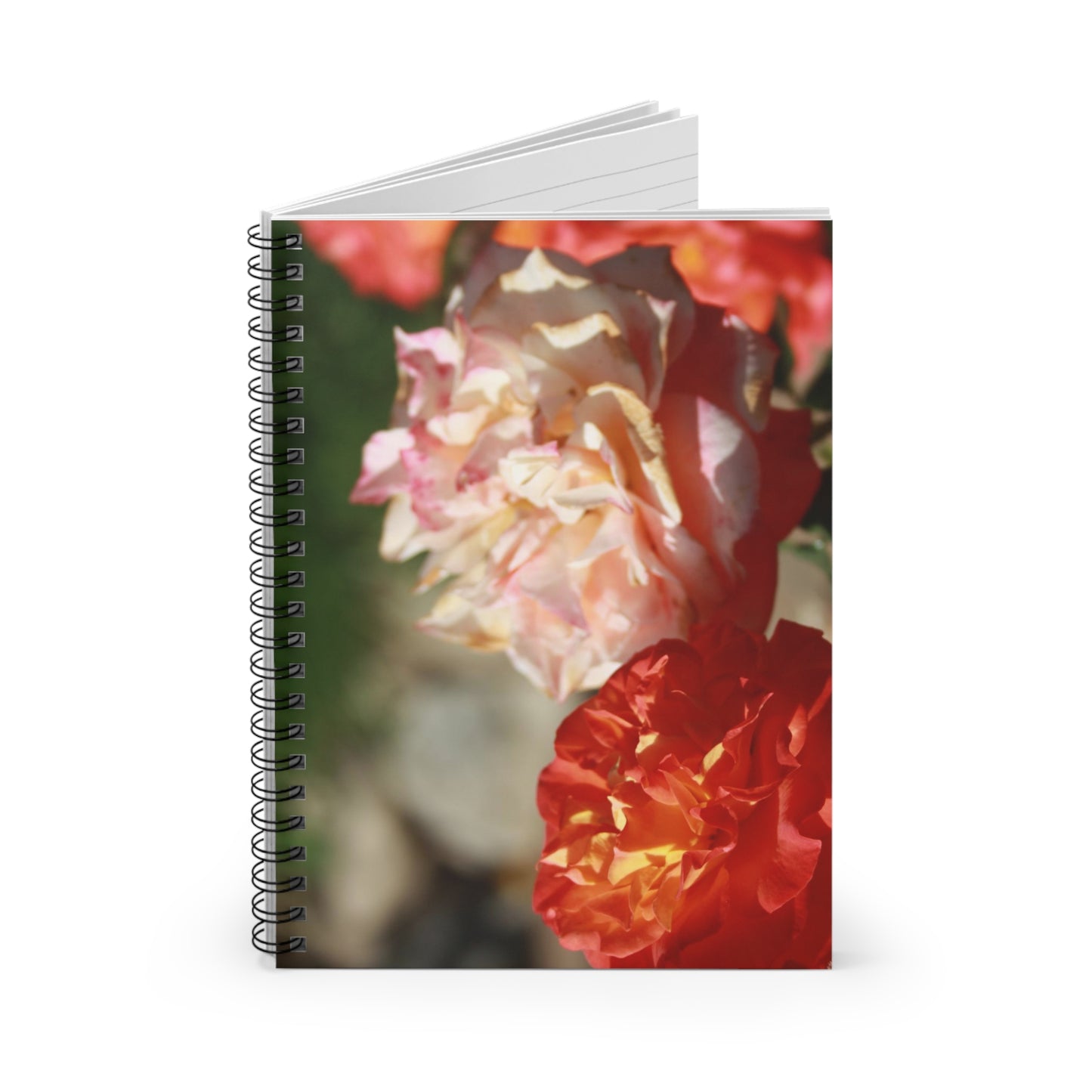 Rose Spiral Notebook - Ruled Line