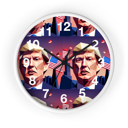 Trrump Wall Clock