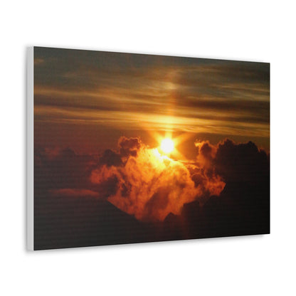 Sunrise on to of a volcano in Maui, Hawaii Canvas Gallery Wraps