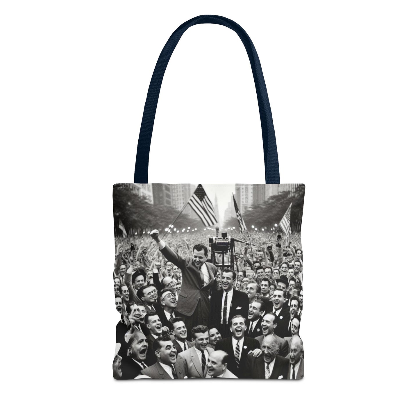 Vintage Political Rally Tote Bag — Retro Campaign Poster Design