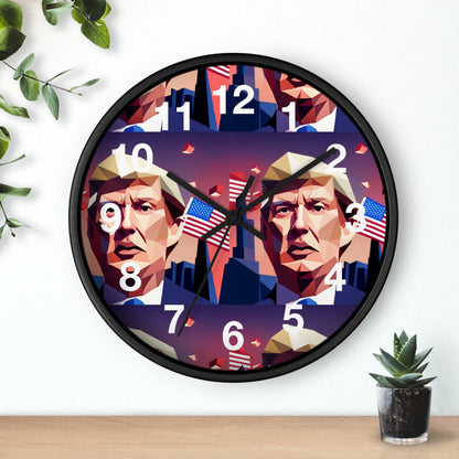 Trrump Wall Clock