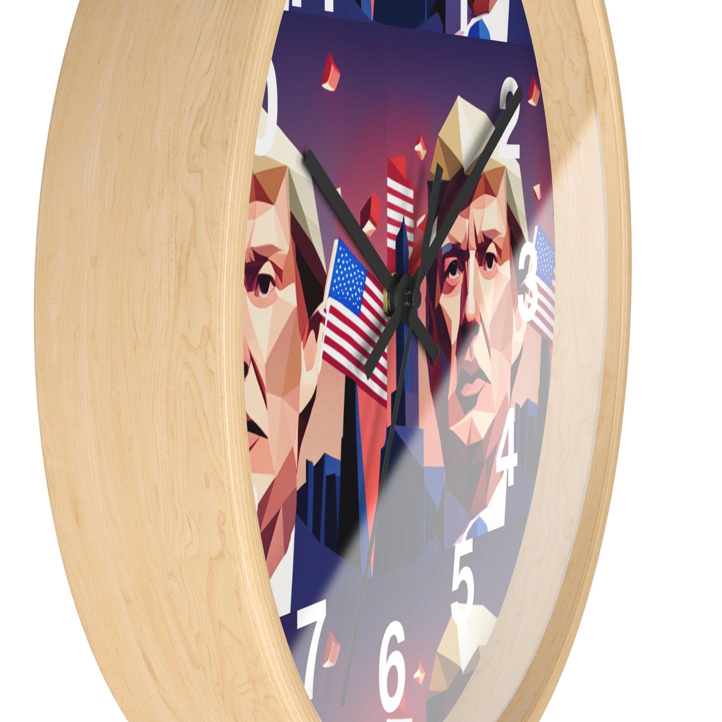 Trrump Wall Clock