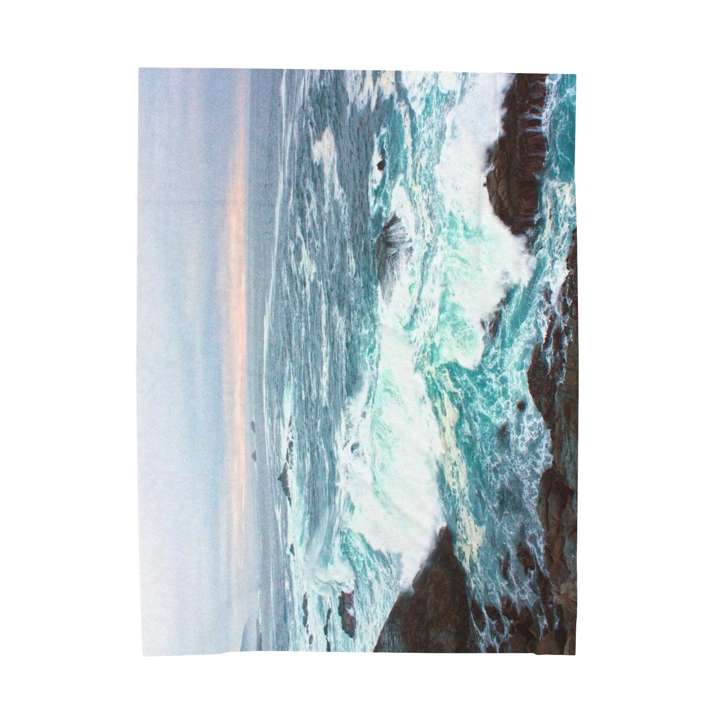 Ocean Velveteen Plush Blanket