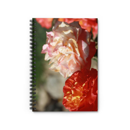 Rose Spiral Notebook - Ruled Line