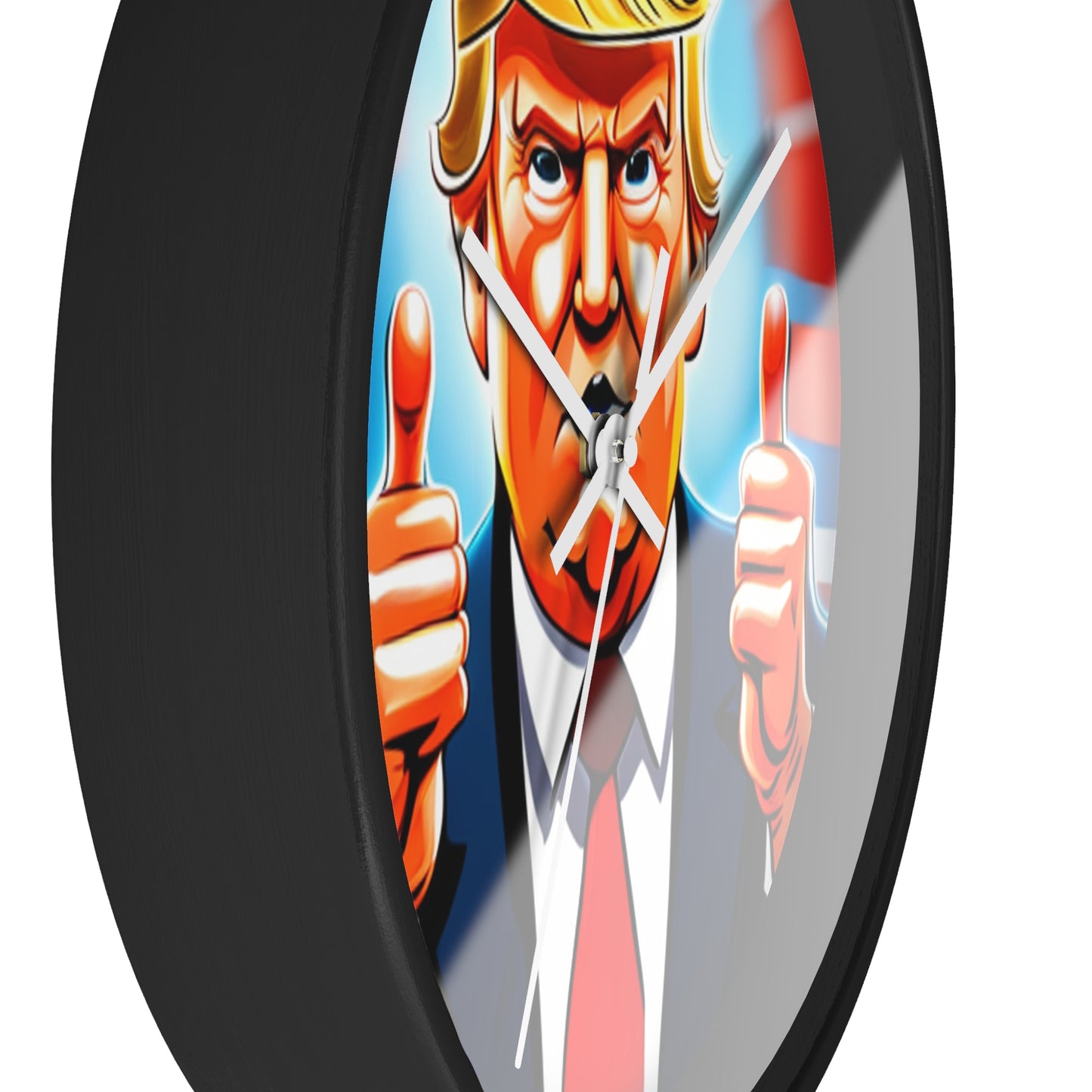 Trump Wall Clock