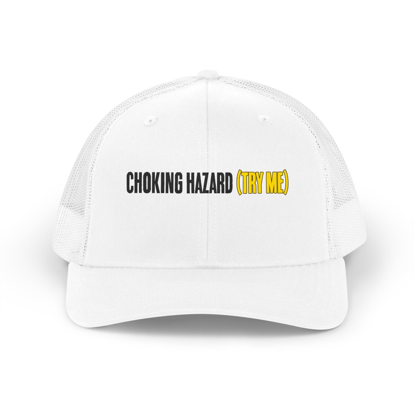 Choking Hazard Retro Trucker Hat, Fun Gift for Gamers, Unique Party