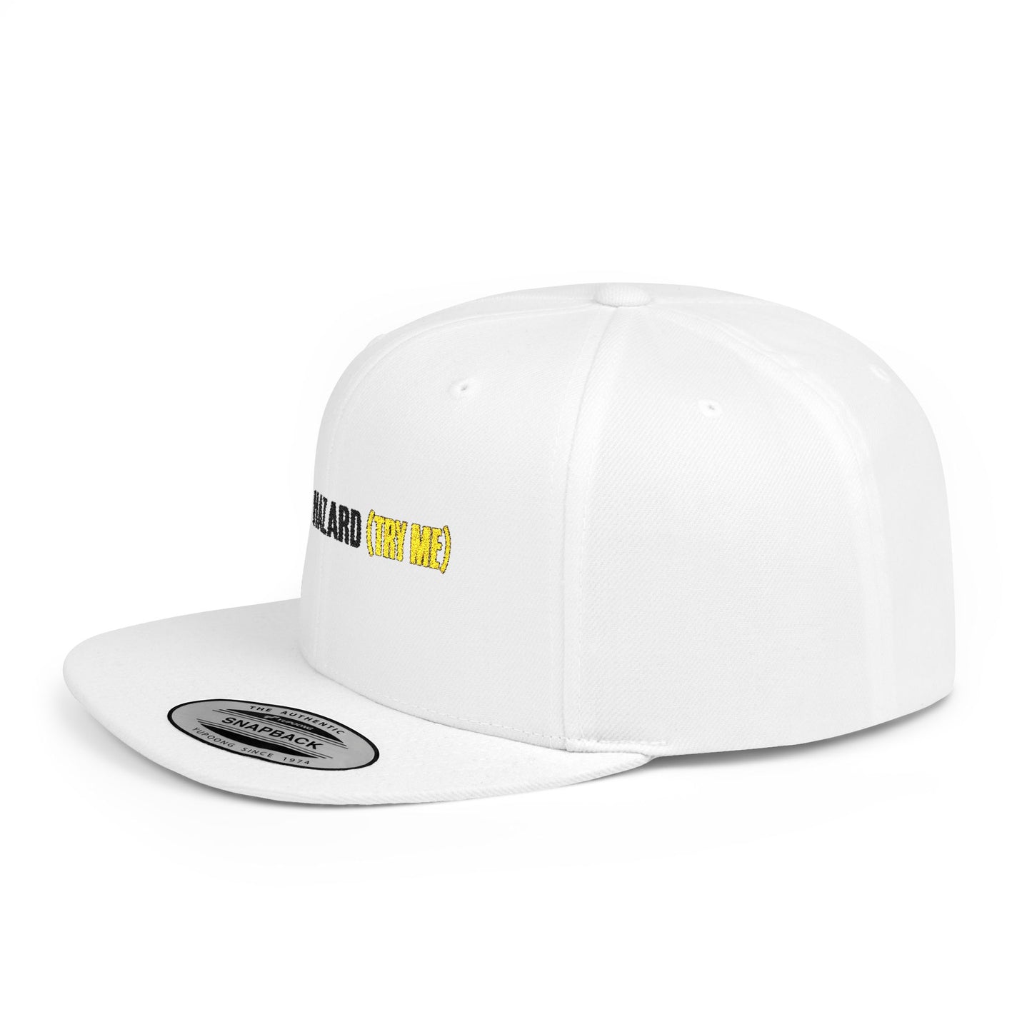 Choking Hazard Snapback Cap, Trendy Hat for Casual Wear, Gift, Flat Bill Hat,