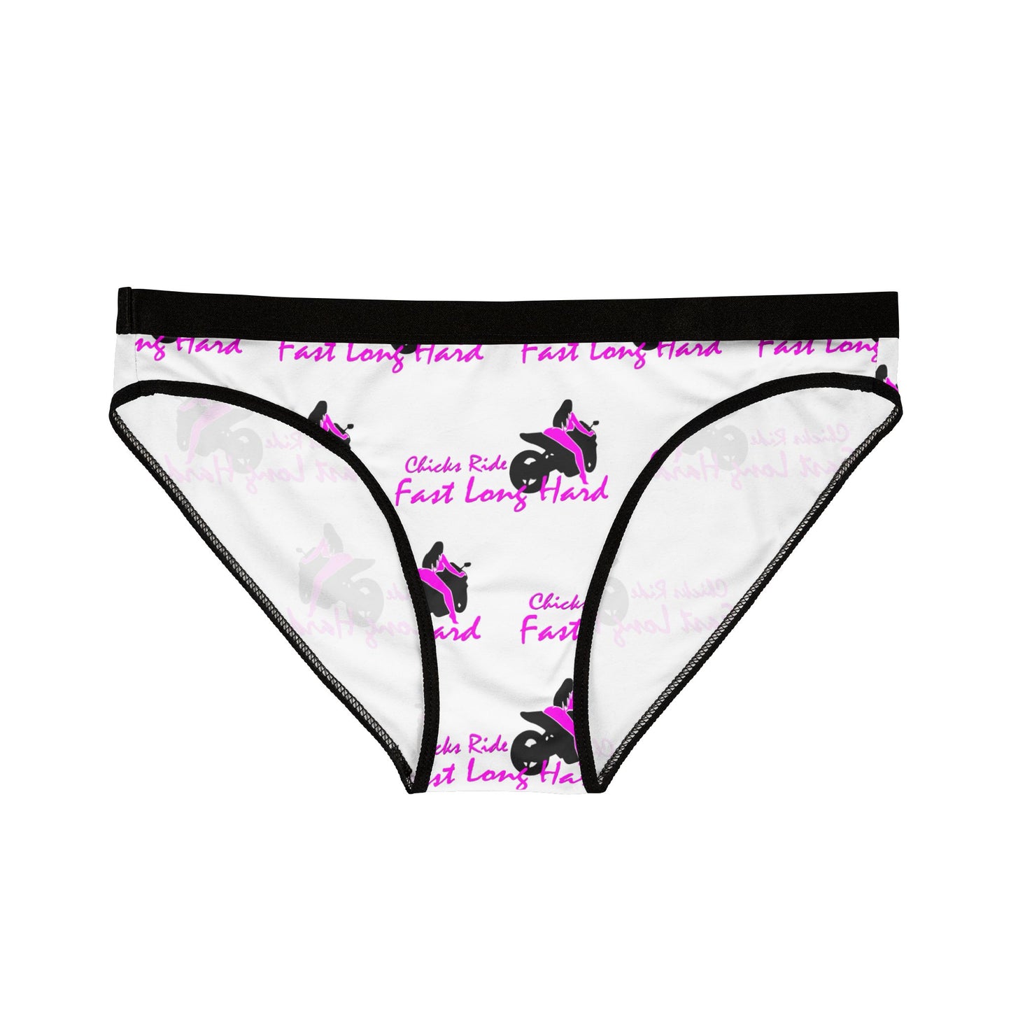 Pink Motorcycle Chicks Women's Underwear | All-Over Print
