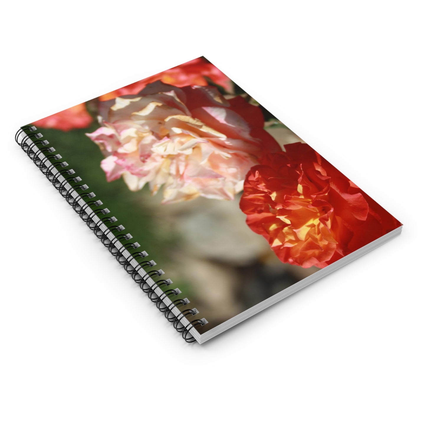 Rose Spiral Notebook - Ruled Line