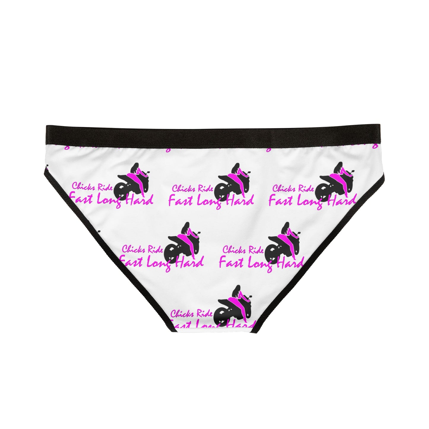 Pink Motorcycle Chicks Women's Underwear | All-Over Print