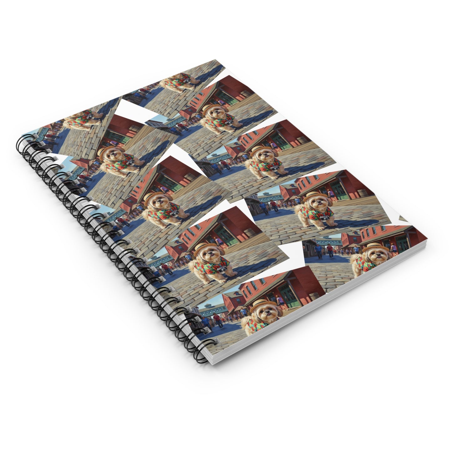 Cute Pooch Photo Spiral Notebook — Lined Journal for Dog Lovers