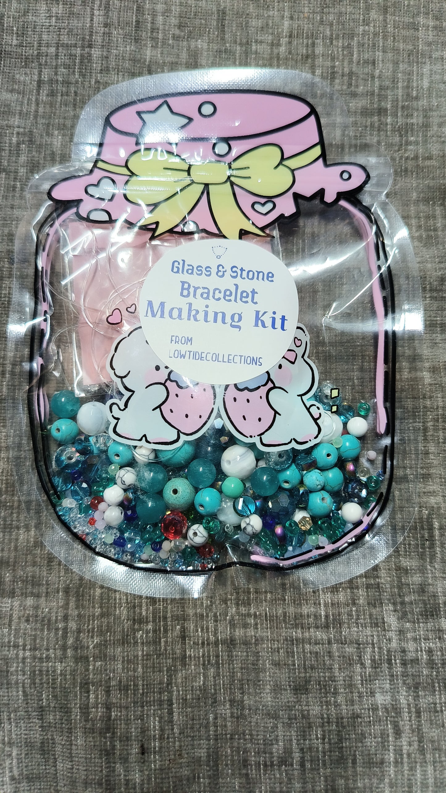 Bracelet Making Kits - Glass  & Stone Beads