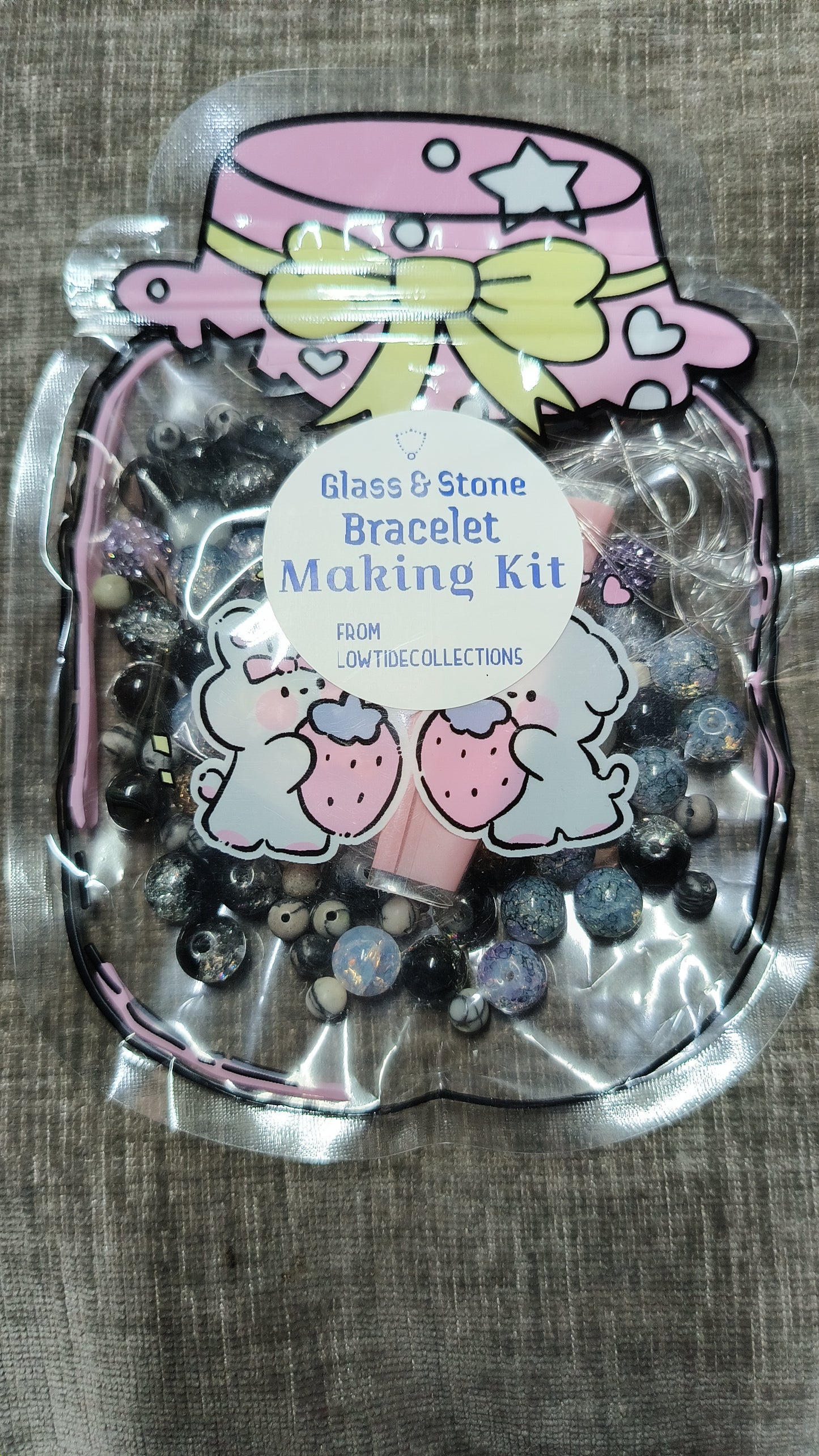 Bracelet Making Kits - Glass  & Stone Beads