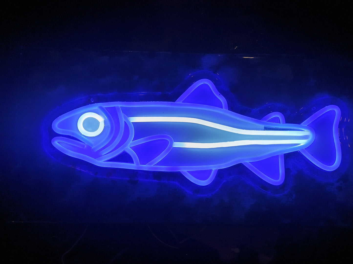 Resin LED Light Painting on Canvas